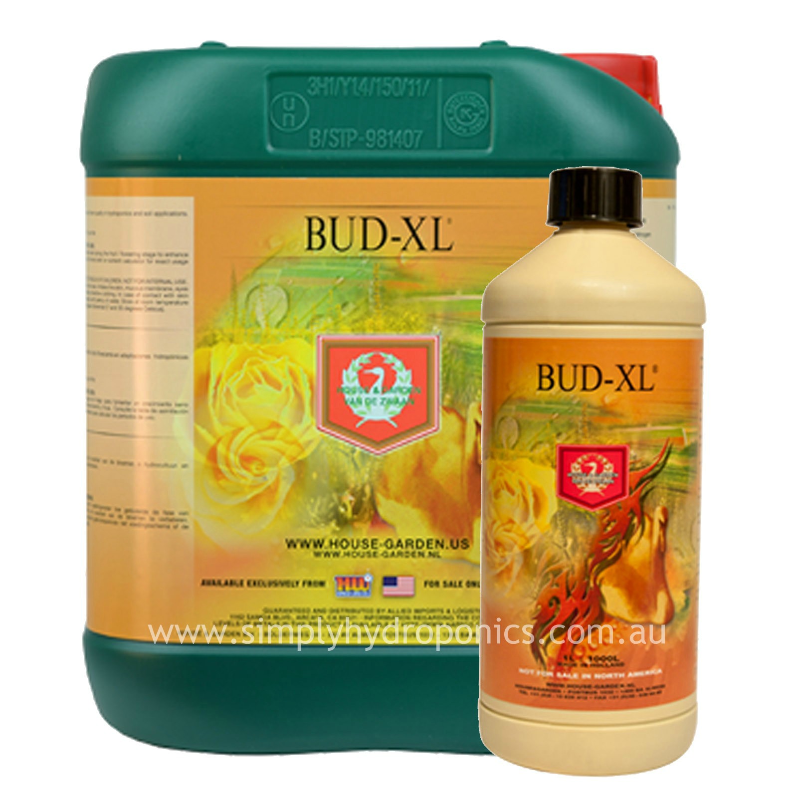 House & Garden BudXL Plant Additive (Sizes 1 & 5 Ltrs)