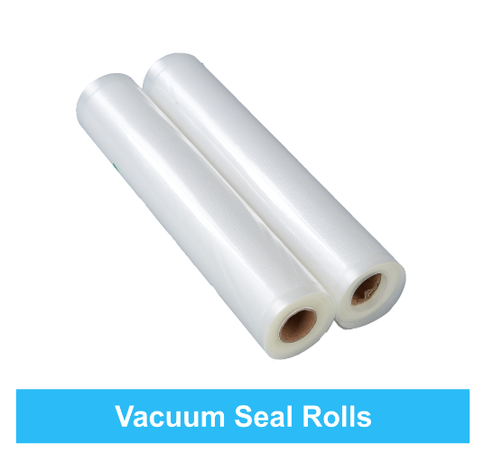 BUD FRESH Vacuum Seal Bags 2 x Rolls of 10 Bags In Black or Clear