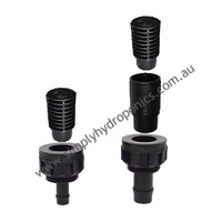 Flood and Drain fittings W/Screen and Extension (13mm)