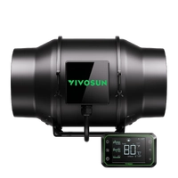 Vivosun Aerozesh S6 Fan 6"/150MM Inline Fan with E42A WiFi Controller