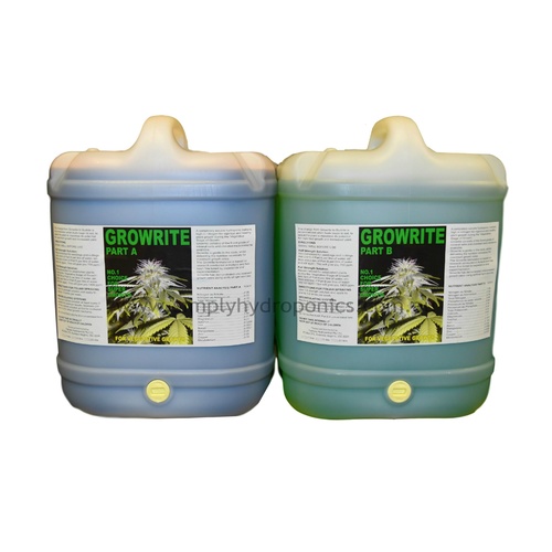 Growrite A & B Hydroponic Nutrient [size: 20ltrs]