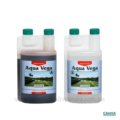 Canna Aqua Vega | A & B | 1 Litre | Hydroponic Nutrient
