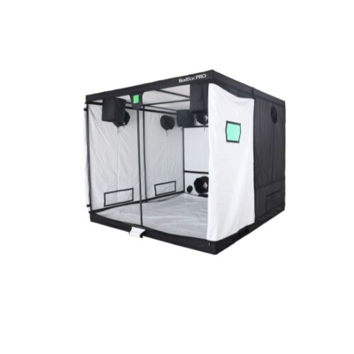 BudBox Pro Grow Tent -  2.4mtr x 2.4mtr x 2.3mtrH - White