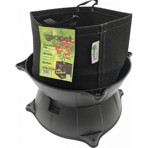 G-Pot Kit 480MM Incl: 2 x G-Pot 480m, G-Pot Grid 400 & 7 Gal Fabric Pot