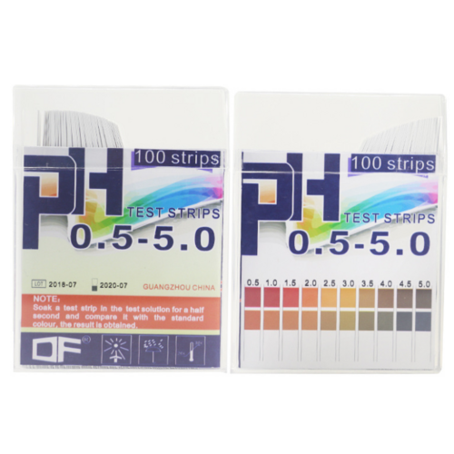 pH Strips  Range 0.5-5.0