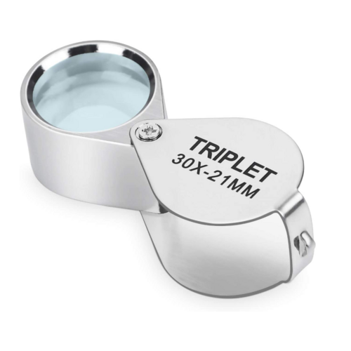 Jewellers Loupe Magnifying Glass 30 x 21mm