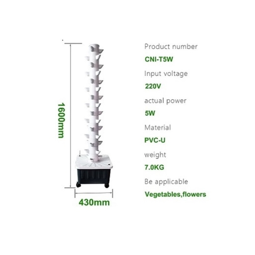 Hydroculture Vertical Tower 70-Hole