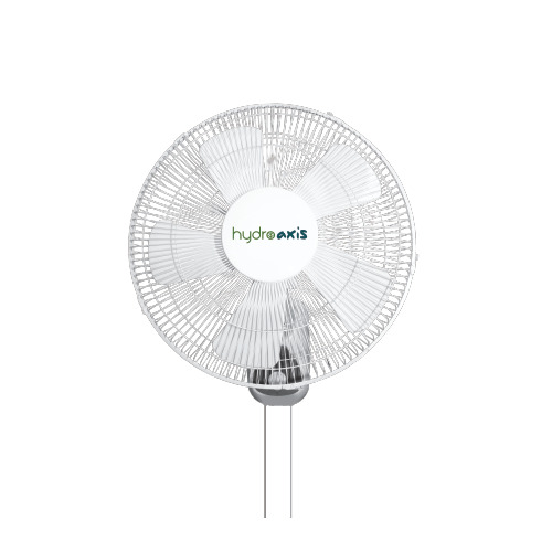 Oscillating Wall Mount Fan - 400MM | 3 Speed | Pull Cord Control