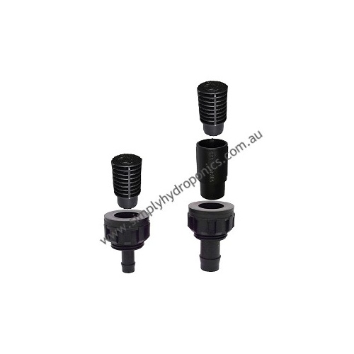 Flood and Drain fittings W/Screen and Extension (13mm)