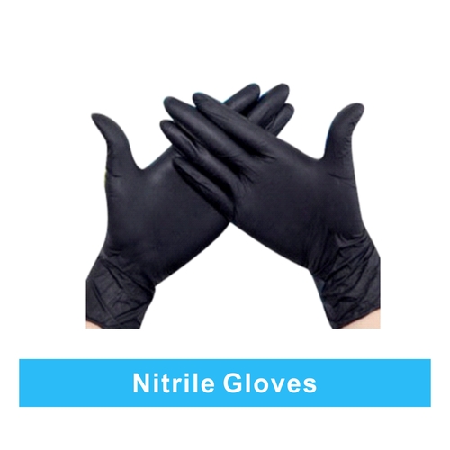 Nitrile Gloves  Box of 100  [size: Medium]