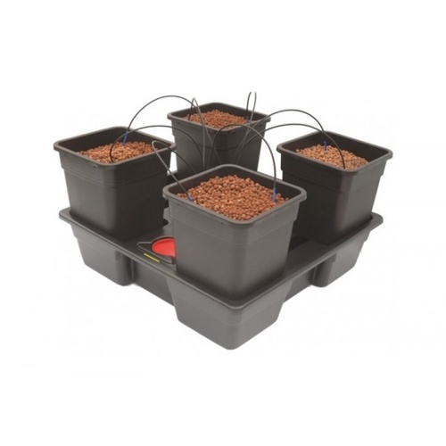 Wilma 4 Pot Hydroponic Dripper System  [Size: 70L - 900mm x 900mm]