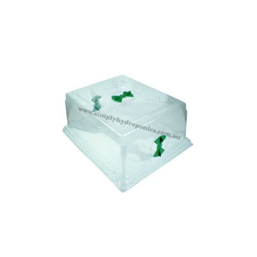 Large clear plastic Dome - 4-vent - suit 23/45/65ltr Tubs