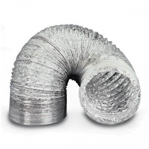 Flexible Duct 12" (300mm) x 10mtrs L Silver