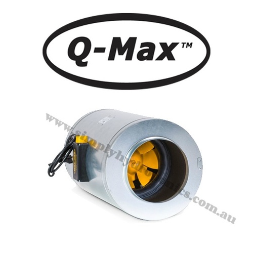 Q-Max AC Silenced Fans [Size: 200MM] 1120m3/h
