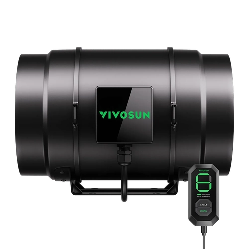 Vivosun Aerozesh S8 Fan 8"/200MM Inline Fan with E42A WiFi Controller