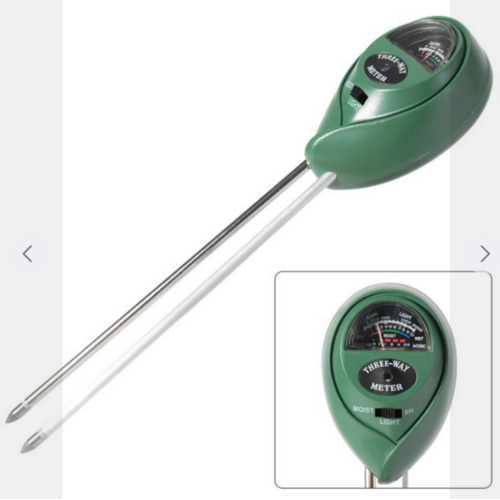 3-In-1 Soil PH / Light / Moisture meter